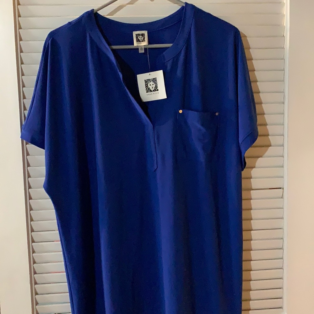 Anne Klein Top blouse new